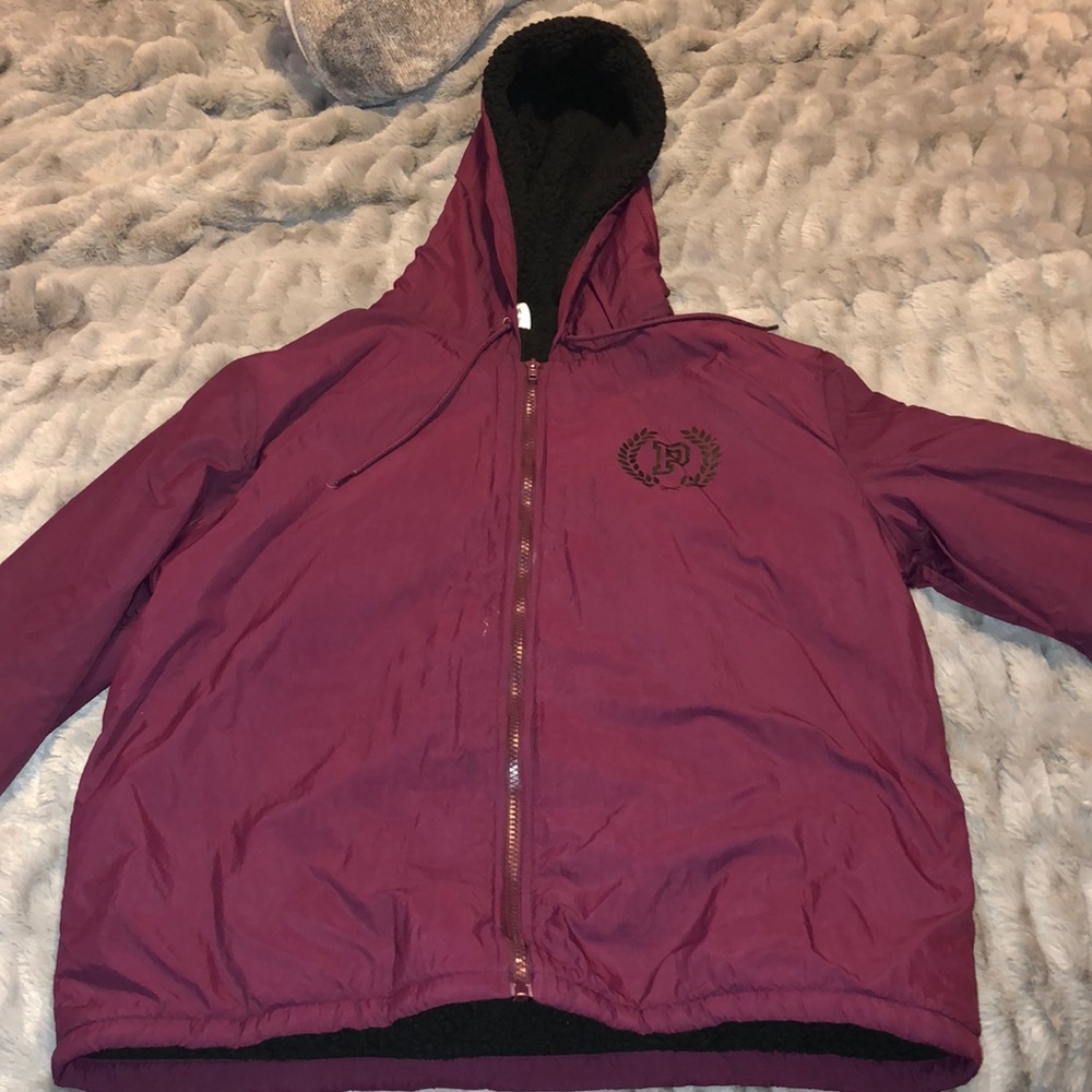 VS Sherpa Lined Raincoat/Jacket Zip Up